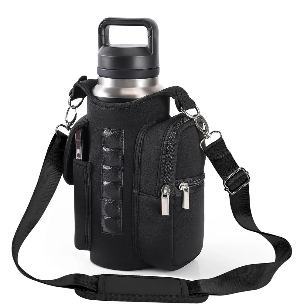 Magnetic Gym Bag Crossbody Water Bottle Pouch Phone Holder Sling Bag for Men Women Fitness Travel Sports