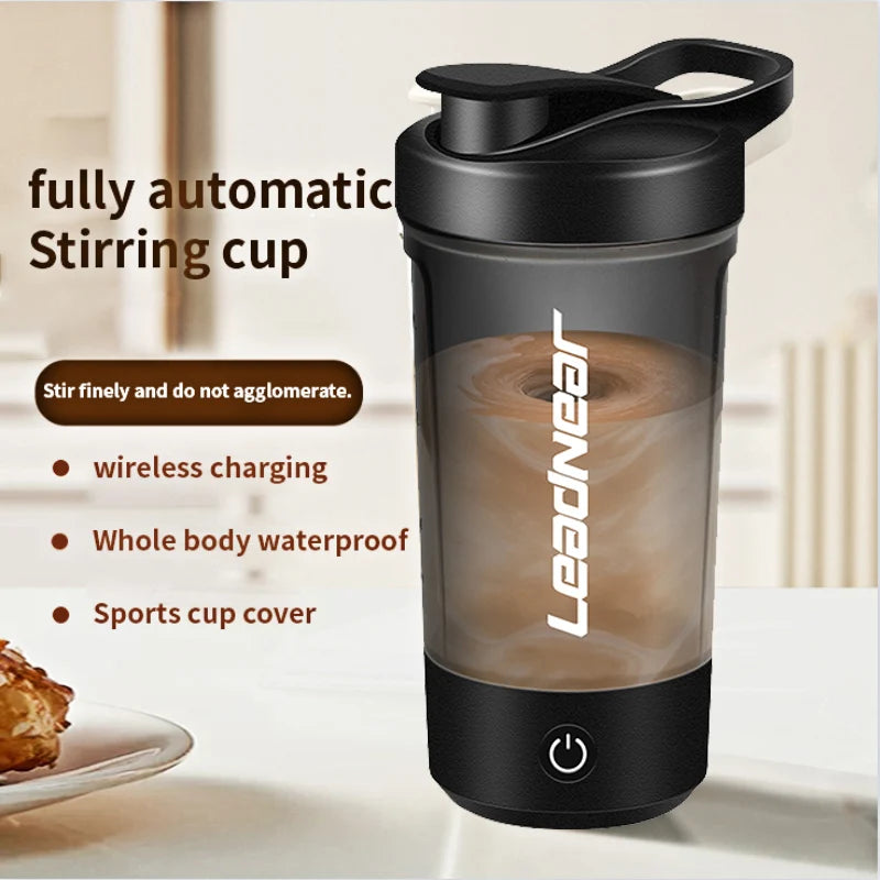 650ml Electric Shaker Bottle Portable Whey Protein Shaker Automatic Stirring Blender Multipurpose Juice Mixer Cups Fitness Work